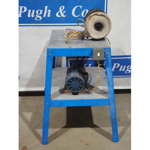 847 - Double sided polisher on stand