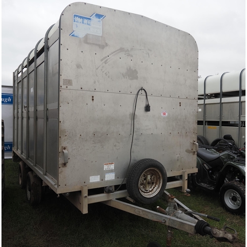 1608 - Ifor Williams DP120G livestock trailer with sheep decks