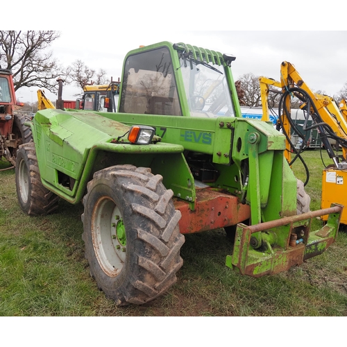 1622 - Merlo P28.7 EVS loadall. 1997. Runs and drives, new battery. Showing 7173 hours. Key in office