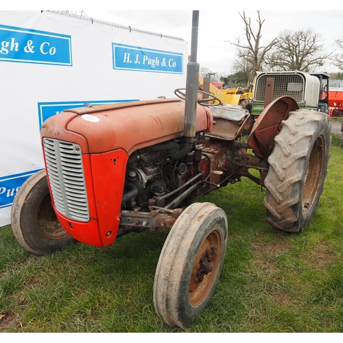 1628 - Massey Ferguson 35 diesel tractor. Reg. 7367 YJ