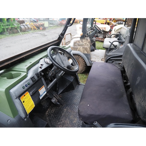 1639 - Kawasaki 4010 mule diesel utility vehicle. Reg. WA14 DPX. V5 and key in office