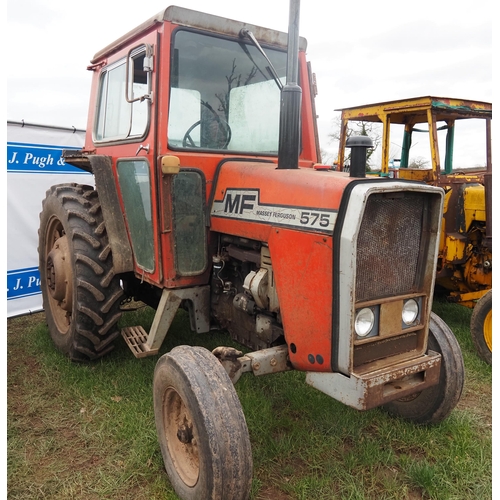 1644 - Massey Ferguson 575 tractor. Reg. TFH 190X. V5 and key in office