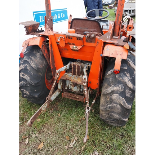 1646 - Kubota B2150 compact tractor with loader and roll bar. Key in office