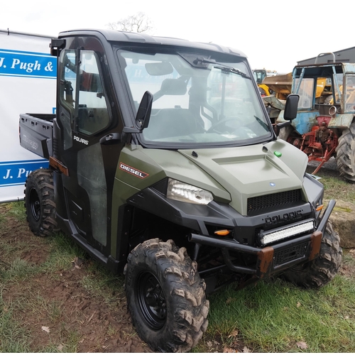 1637 - Polaris Ranger UTV. 2018. Runs and drives. Key in office