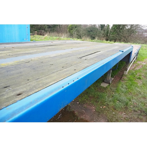 1672 - Montracon 45ft artic step frame tandem axle trailer. 2007. MOT until 30/09/2025. Test certificate in... 