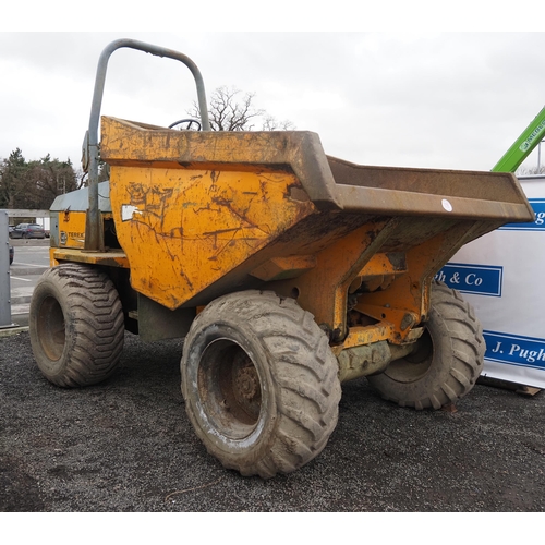 1729 - Benford Terex 9000 PTR dumper. Runs. New centre pin and bearings. Key in office