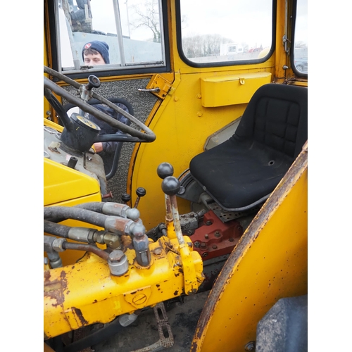 1730 - Massey Ferguson 3165R loading tractor. C/w bucket and bale spike. Runs and drives