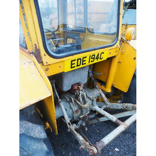 1730 - Massey Ferguson 3165R loading tractor. C/w bucket and bale spike. Runs and drives