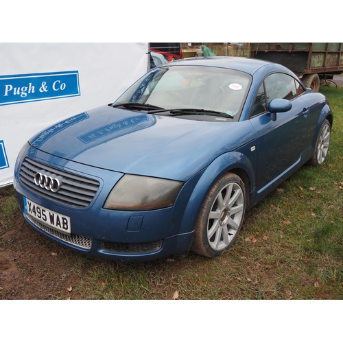 1800 - Audi TT Quattro. Runs and drives. New rear brake pads and n/s/r caliper recently fitted. Slight dama... 