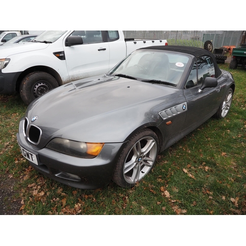 1813 - BMW Z3 convertible. Reconditioned engine. MOT until 25/05/25. Cat C 26/09/2006. Reg. S96 GWT. V5 and... 