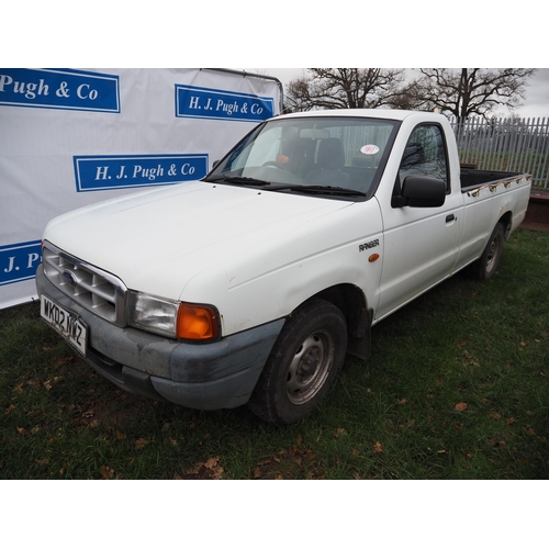 1817 - Ford Ranger single cab pick-up. Reg. WK02 NWZ. V5 and keys in office