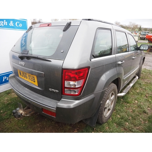 1820 - Jeep CRD 3.0 Grand Cherokee. MOT until 09/10/25. Needs new battery. Reg. WJ56 XUB. V5 and key in off... 