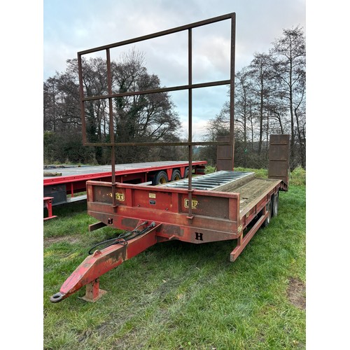 1669A - Herbst 20ft beaver tail trailer