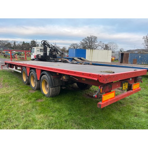 1670 - Arctic flatbed trailer 36ft