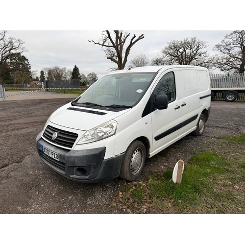 1820A - Fiat Scudo van. Runs and drives. V5 and key in office. Reg BT07 PZ0