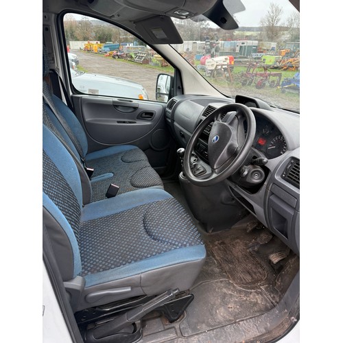 1820A - Fiat Scudo van. Runs and drives. V5 and key in office. Reg BT07 PZ0