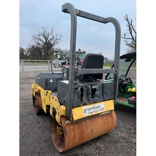 1722 - Bomag BW 120-AD3 roll. Spares or repair, engine damaged