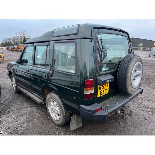 1820D - Land Rover Discovery. Spares or repair. Reg. R577 BAC