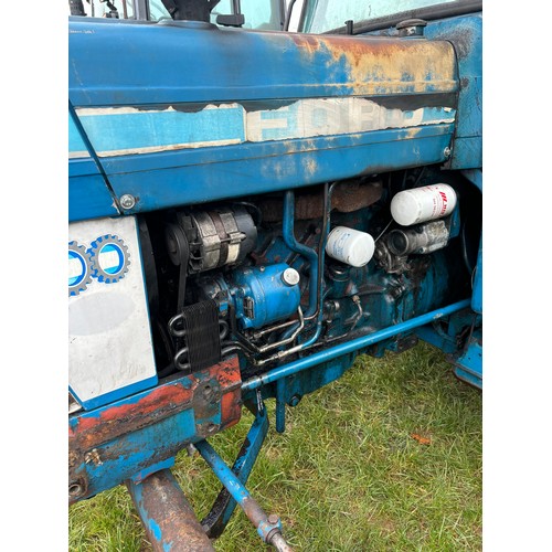 1623 - Ford 6610 tractor. Runs and drives. Fitted with pick up hitch and good tyres. Showing 6148 hours. Re... 