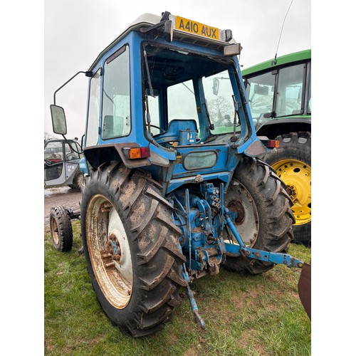 1623 - Ford 6610 tractor. Runs and drives. Fitted with pick up hitch and good tyres. Showing 6148 hours. Re... 