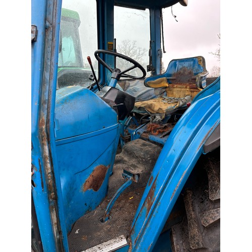 1623 - Ford 6610 tractor. Runs and drives. Fitted with pick up hitch and good tyres. Showing 6148 hours. Re... 