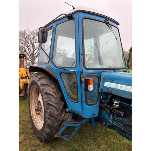 1623 - Ford 6610 tractor. Runs and drives. Fitted with pick up hitch and good tyres. Showing 6148 hours. Re... 