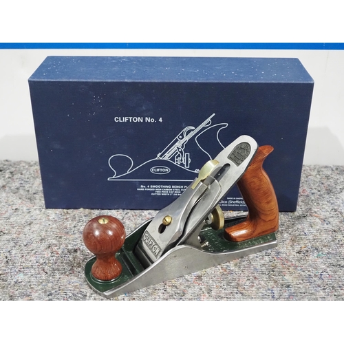 416 - Clifton No.4 smoothing plane in box