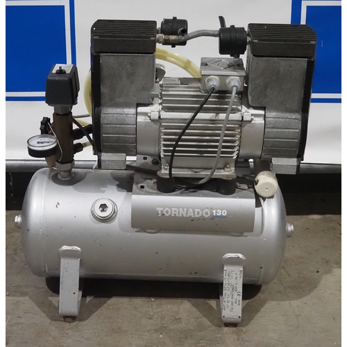 716 - Durr tornado 130 compressor, 240v