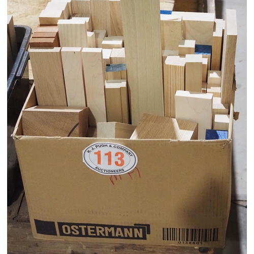 113 - Box of mixed blanks