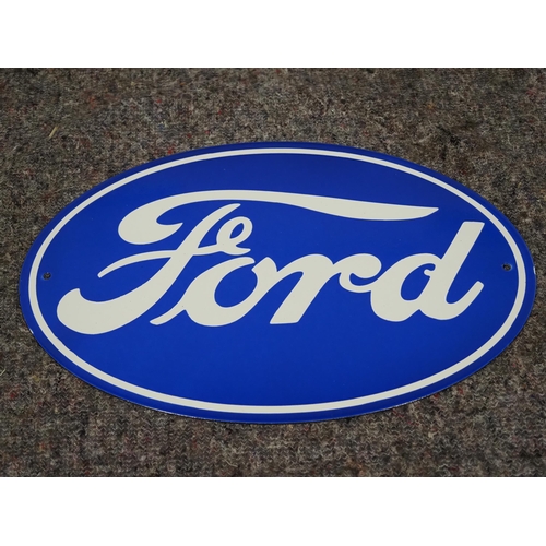 416 - Modern enamel sign - Ford 18