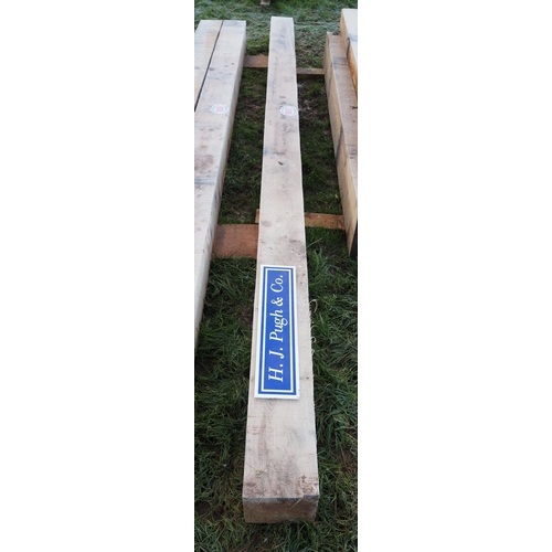 1008 - Oak beam 3.37m x160x160 - 1