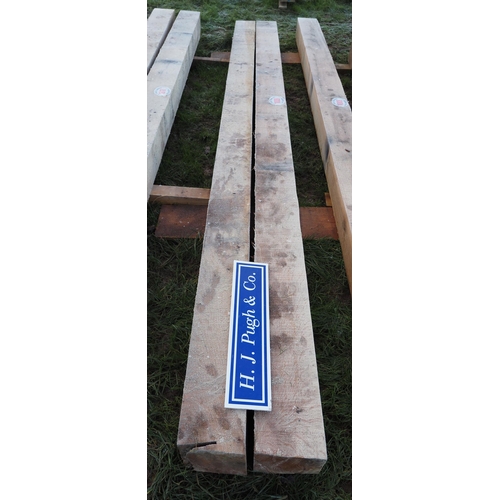 1009 - Oak beam 3.2m x160x160 - 2