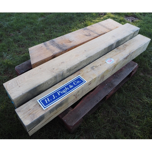 1024 - Oak beams 1.8m - 2 + 1 other