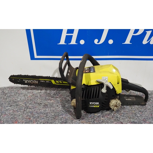 338 - Ryobi petrol chainsaw