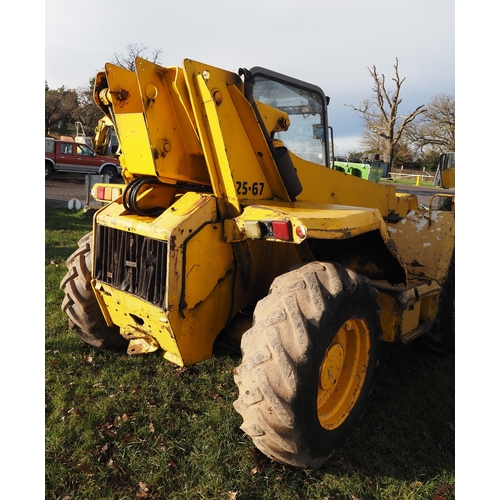 1516 - JCB 525-67 Telescopic loader, 1989. Working order. S/No. 561994. Key in office