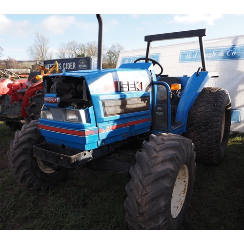 1520 - Iseki UDX 4WD tractor with roll bar. Runs and drives. Key in office