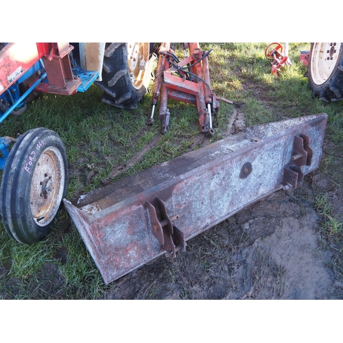 1524 - Ford 1560 compact tractor with loader and rotavator. Key in office