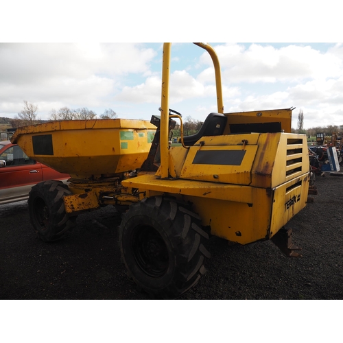 1585 - Terex 6000 PSRFL swivel dumper. Runs and drives