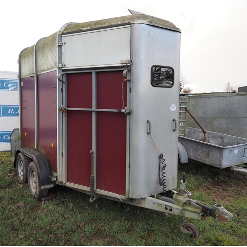 1610 - Ifor Williams HB505R double horse trailer