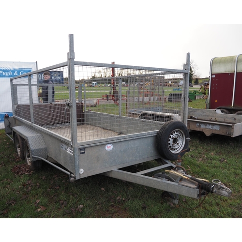 1612 - Hazlewood 2700 GP tandem axle cage side trailer