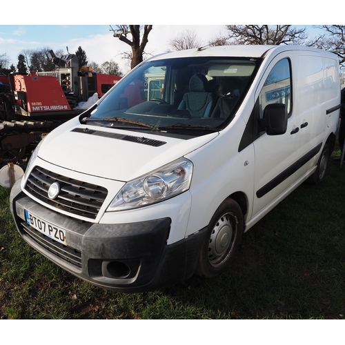 1670 - Fiat Scudo van. Runs and drives. V5 and key in office. Reg BT07 PZO