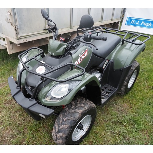 1508 - Kymco MXU150 quad. Runs and drives. Showing 640 kms. Key in office