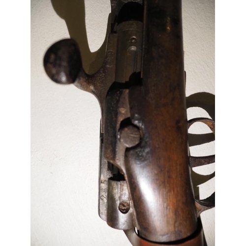 31 - Chassepot rifle and Victorian game carrier