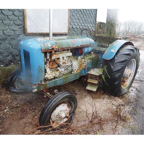 Nuffield Tractor. Been used as ornament. Spares