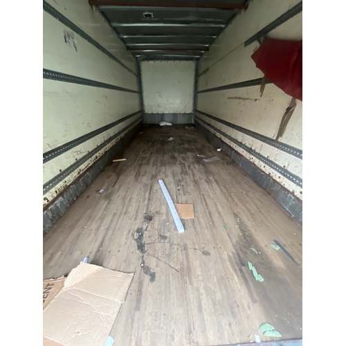 1646 - Lorry body 24ft with roller shutter door and on jack legs