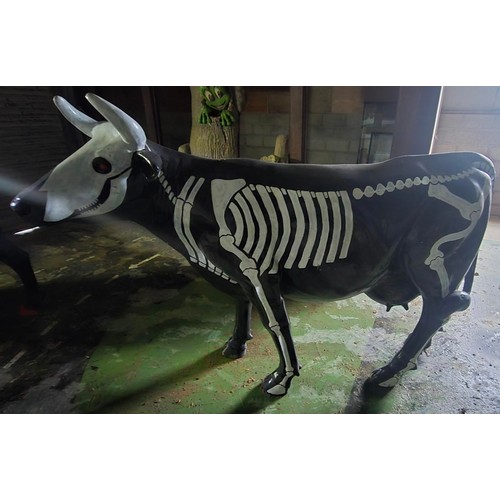 381 - Fibreglass/resin cow ornament 9'