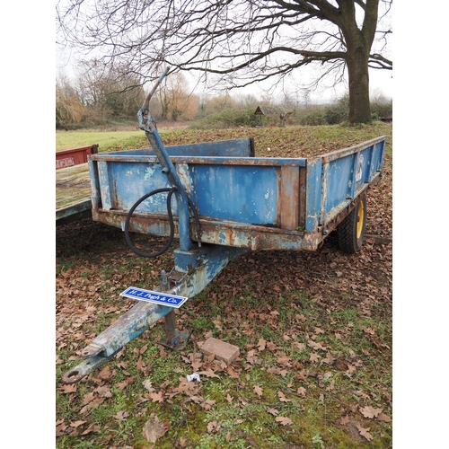 193 - Weeks single axle tipping trailer