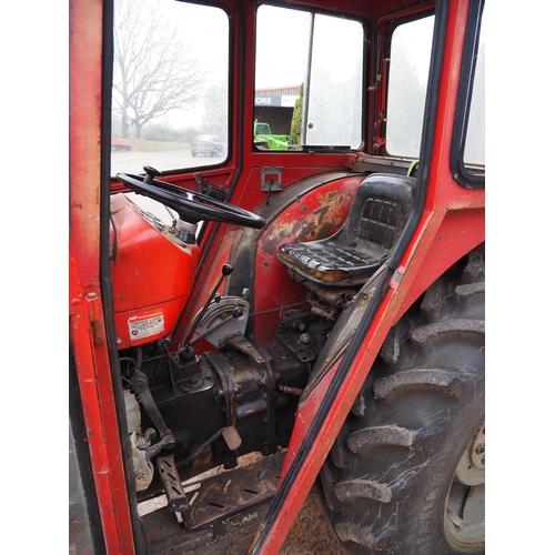 205 - Massey Ferguson 158 vineyard tractor. C/w PAVT rear wheels, reduction gearbox and 6 front weights. S... 