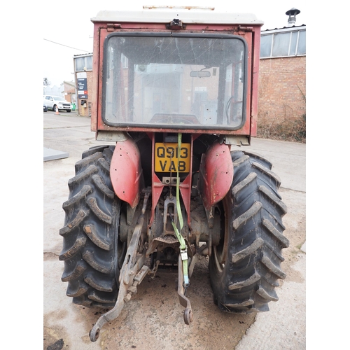 205 - Massey Ferguson 158 vineyard tractor. C/w PAVT rear wheels, reduction gearbox and 6 front weights. S... 