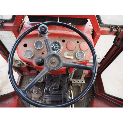 205 - Massey Ferguson 158 vineyard tractor. C/w PAVT rear wheels, reduction gearbox and 6 front weights. S... 